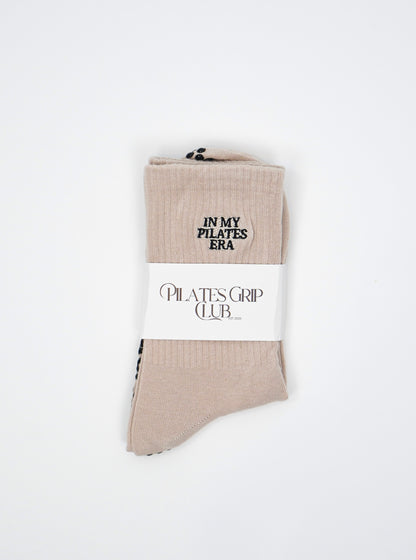 Pilates Grip Sock — Beige
