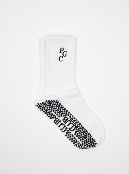 Pilates Grip Sock — White